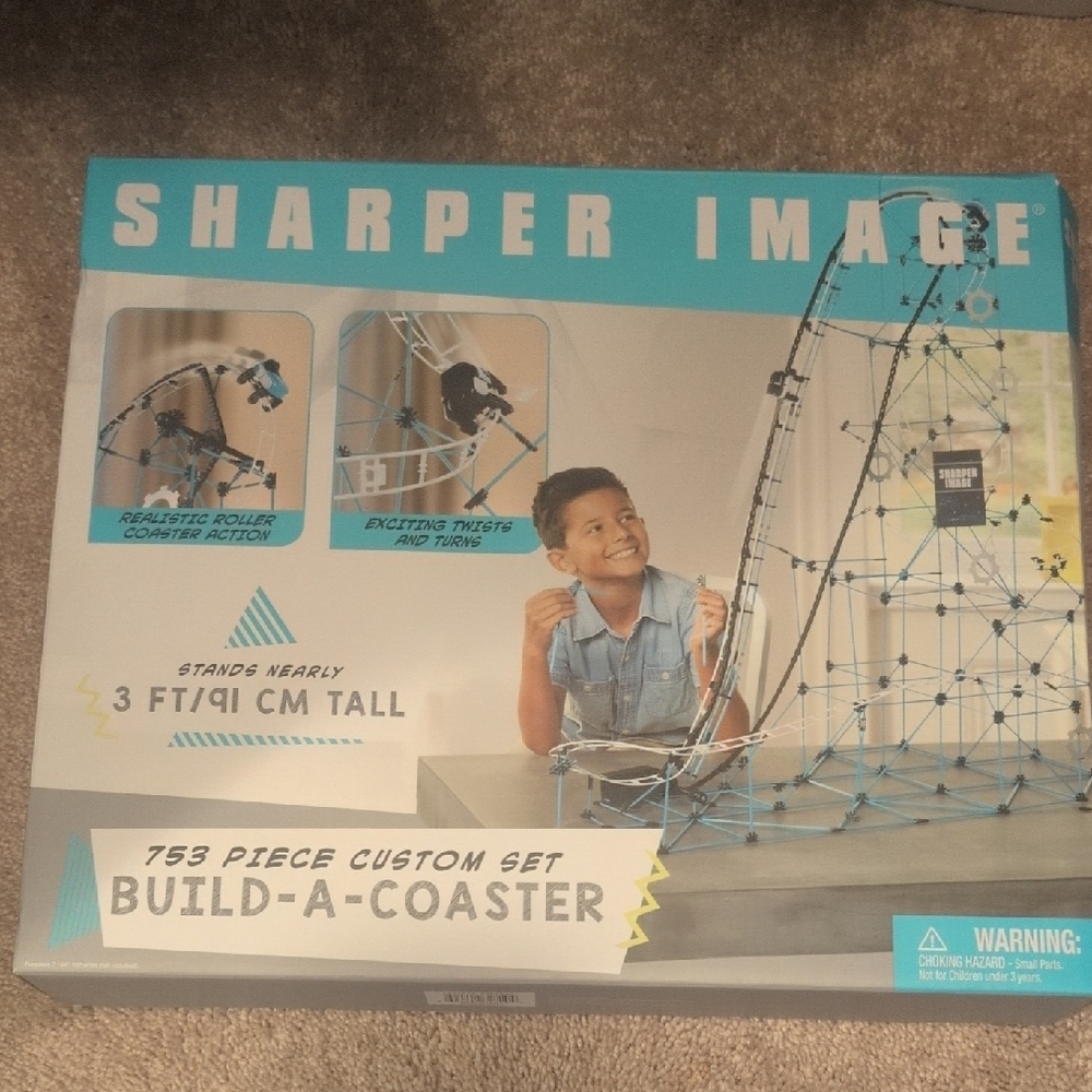Sharper Image Build-A-Coaster Set. New In Box